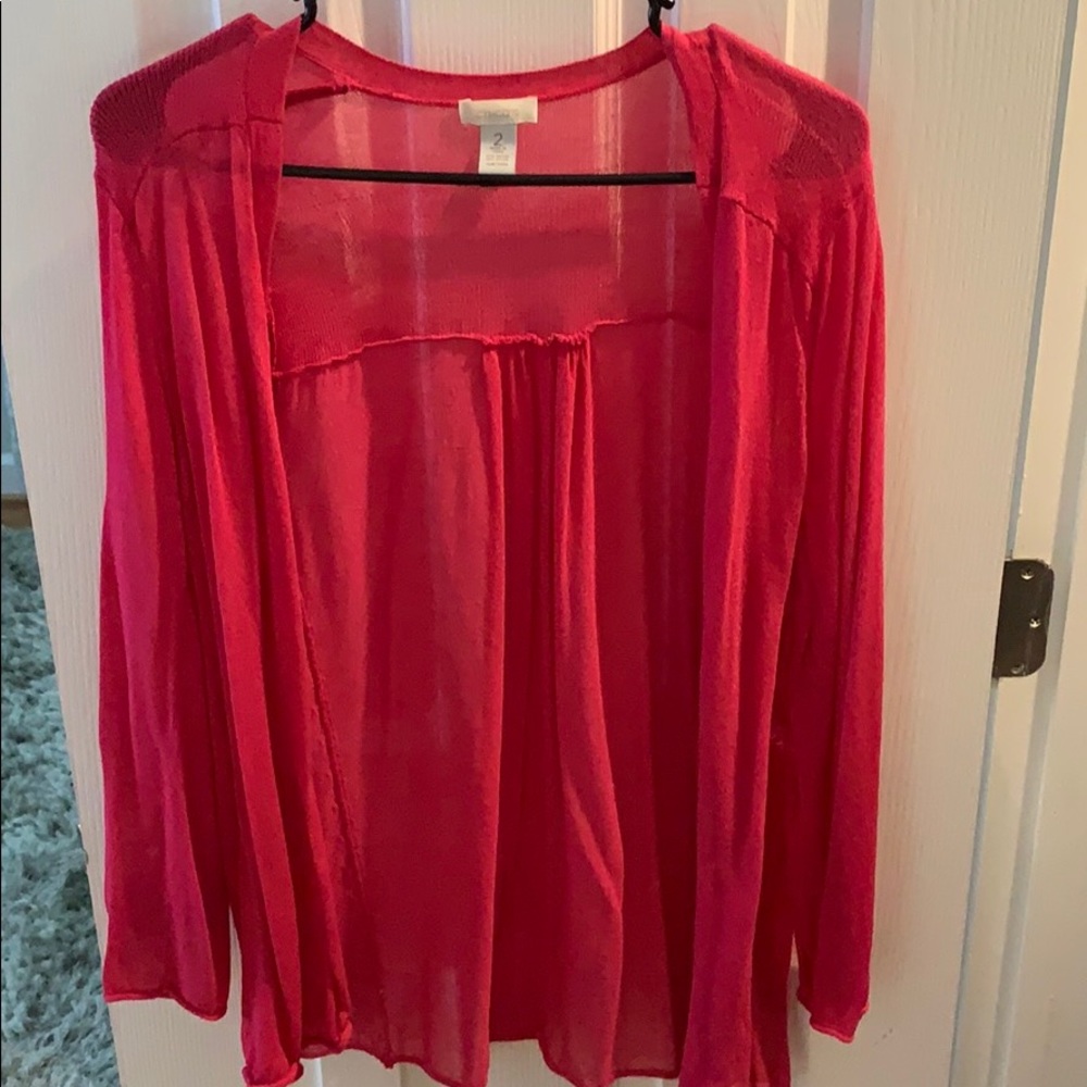 Sheer cardigan